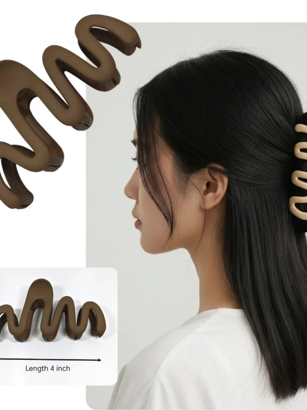 12 Item Comb Headbands Claw Clips Variety Pack Neutral Hair Accessory Bundle